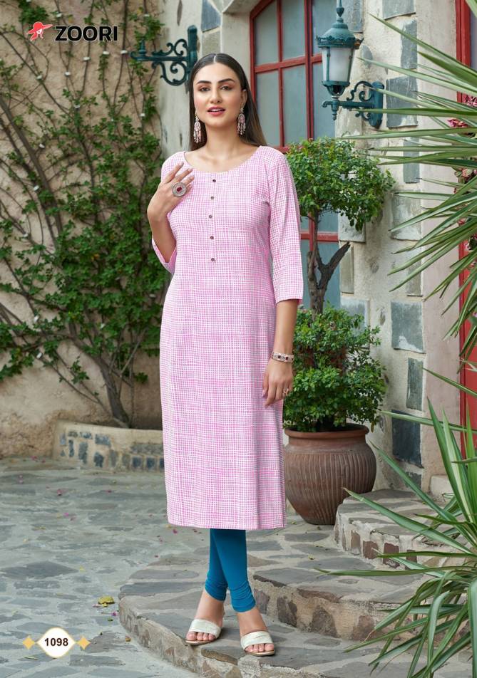 Zoori Akshara 16 Designer New Regular Wear Rayon Kurti Collection